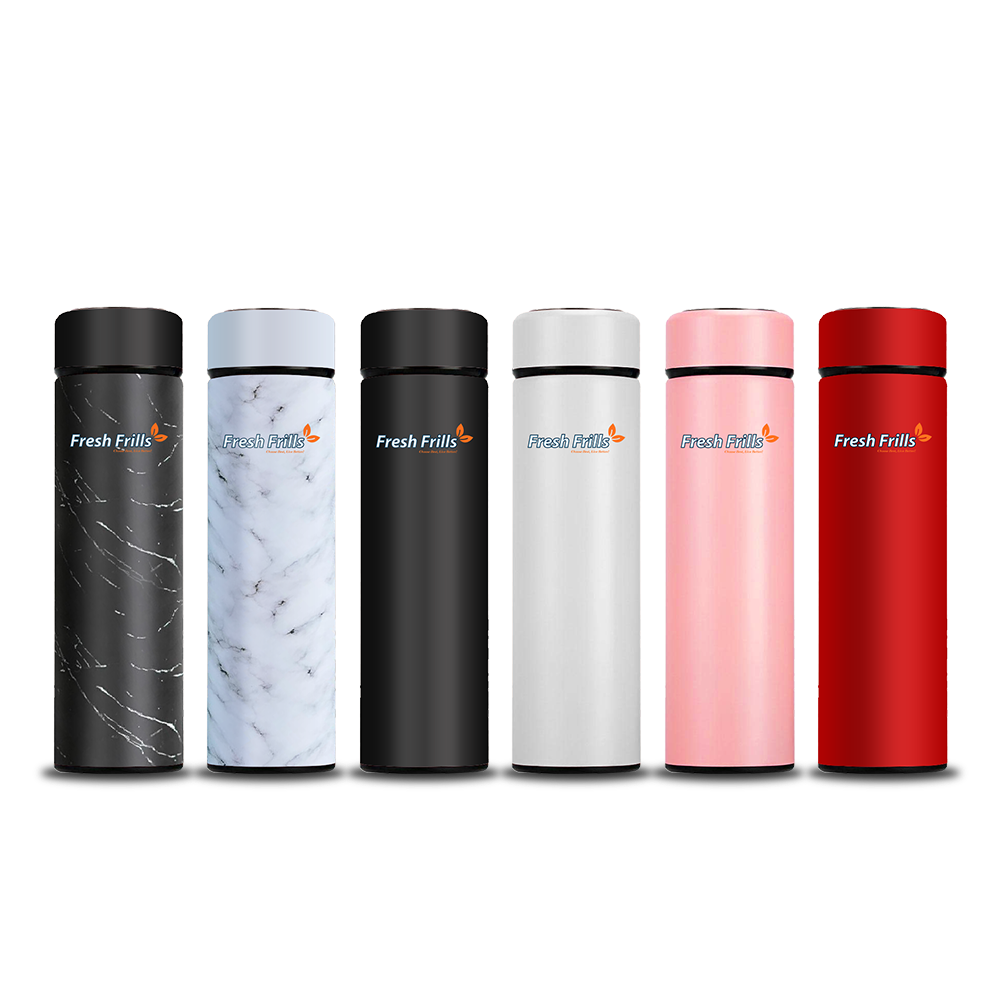 Bouteille d'eau intelligente avec affichage numérique de la température LCD