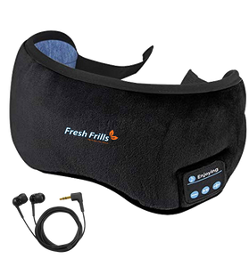 Sleepace Sleep Headphones - Comfortable & Washable Eye Mask with Smart App Control and Sound Blocking Noise Cancelling Earphone